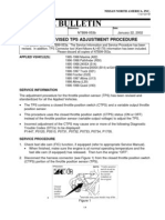 Revised TPS Adjustment Procedure