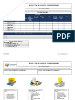 Formato de Inspeccion de Kit Antiderrame Rev. 0.0