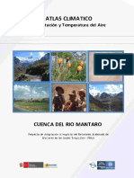 Atlas Climatico de Temperatura y Precipitacion Cuenca Del Mantaro