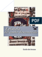 Epístola Del Canto Desconocido by Guido de Arezzo