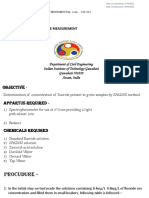 08 Fluoride Measurement: Environmental Lab. - Ce 223