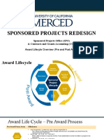 Sponsored Projects Redesign: Sponsored Projects Office (SPO) & Contracts and Grants Accounting (CGA)