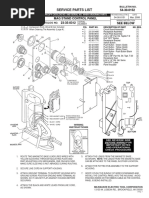 Service Parts List: 54-30-0152 Mag Stand Control Panel