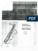 The Elephant - Camille Saint-Saëns - Baritone Saxophone