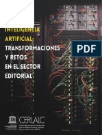 Cerlalc Publicaciones Dosier Inteligencia Artificial Transformaciones y Retos en El Sector Editorial
