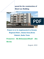 Project Proposal For The Construction of Mixed Use Building: Promoter:-Mr - Mohammednazif Aba Mecha