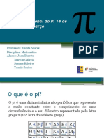 Dia Internacional Do Pi 14 de Março