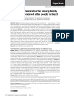 Common Mental Disorder Among Family Carers of Demented Older People in Brazil
