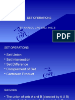 SET OPERATIONS GUIDE
