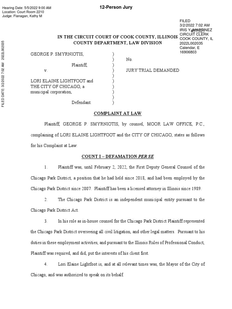 Columbus Statue Lawsuit | PDF