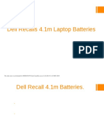Dell Recalls 4.1m Laptop Batteries
