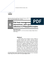 Fish Host-Monogenean Parasite