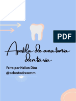Apotila de Anatomia Dental @odontodreamm