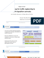 A Roadmap For Traffic Engineering in Sdn-Openflow Networks: Paper Review