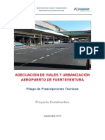 Adecuación de viales y urbanización en el Aeropuerto de Fuerteventura