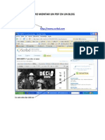 CÓMO MONTAR UN PDF EN UN BLOG