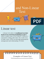 Lesson 7 Linear and Non-Linear Text