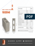 Block Hueco Estructural 15X20X40 R60 1562183982