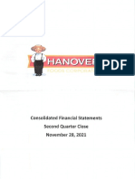 Hanover Fiscal Q2 2022