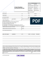 Employer Testing Program Examiner Certification Application: For DMV Use Only