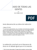 Jesús descansa en la tumba de José