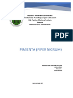 Pimienta (Piper Nigrum)