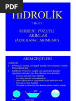 Hidrolik-Açık Kanal Akımları