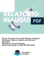 Relatorio Inaugural