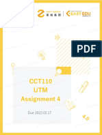 CCT110 Assignment 4 讲义