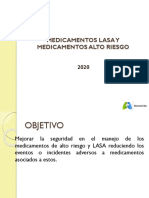 Medicamentos Lasa y Medicamentos Alto Riesgo Neumovida