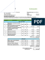 Presupuesto 2 Impermeabilizacion CC Llano Mall