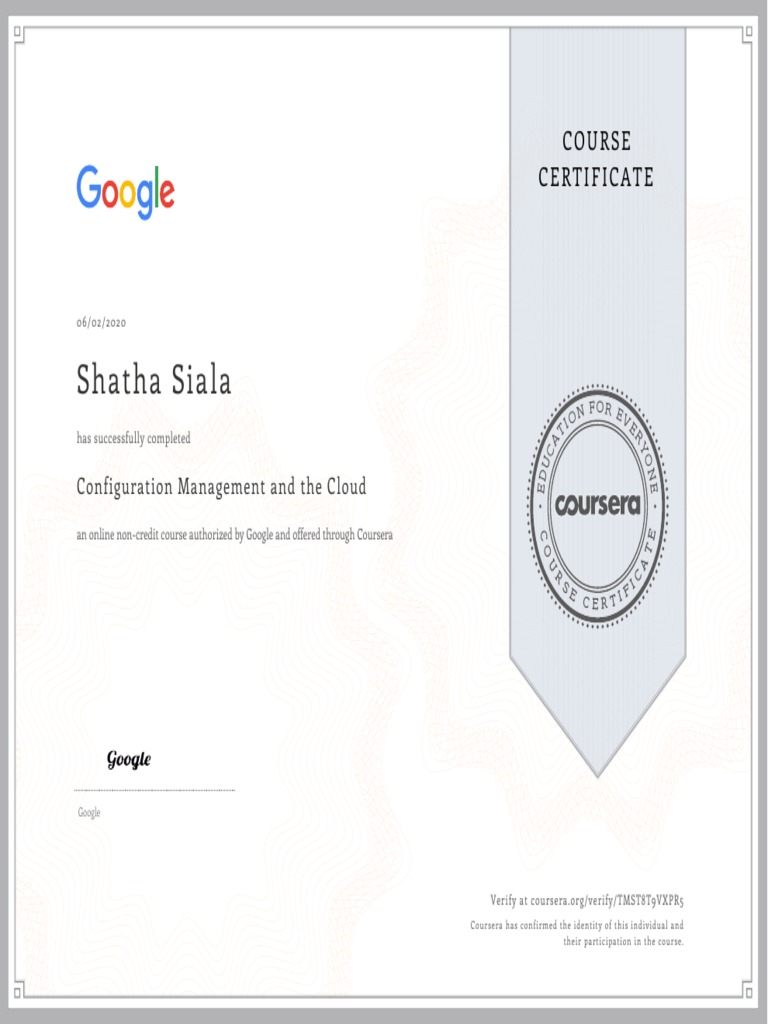 Google Python Crash Course Certificate | PDF | Computing | Software ...