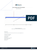 SkyCiv Beam Analysis Summary