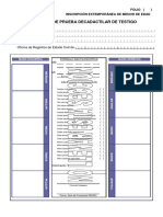 Menor de Edad - Formato de Prueba Decadactilar de Testigos