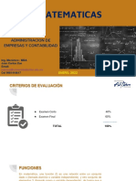 INTRODUCCION A MATEMATICAS I