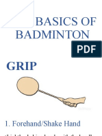 The Basics of Badminton