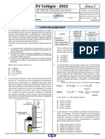 Lista de Exercício - Química