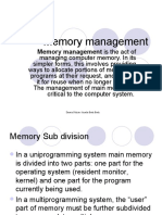 Memory Management Is The Act of