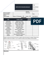 Formatos de Inspeccion de Escaleras Manuales