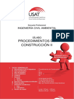 Silabo de Construcción II 2014-II (Sosa)