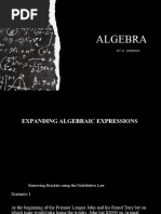 ALGEBRA (Fact & Exp)