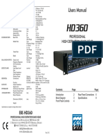 Users Manual: EBS HD360