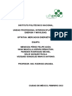 Variables para La Estructura, Regulación y Precios de Los Mercados Energéticos.