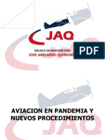 AVIACION EN PANDEMIA Y NUEVOS PROCEDIMIENTOS JAQ - LECCION 01