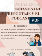 Diferencias Entre El Reportaje y El Podcast - Locucion