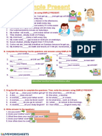 Simple present tense questions and answers