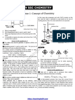 SSC Ev Chemistry 1st Chapter Note