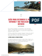 Parque Tayrona - Cómo Llegar, Qué Playas Visitar y Dónde Dormir