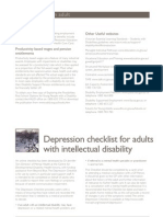 Depression Checklist for Adults With Intellectual Disability
