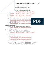 Week 5 Tga Rehearsal Schedule PDF